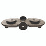 Rubbermaid Commercial BRUTE Tandem Dolly, Two-Container, 300 lb Capacity, 20.25w x 45d x 8h, Black