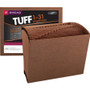 Smead TUFF Expanding Open-Top Stadium File, 31 Sections, 1/31-Cut Tabs, Letter Size, Redrope