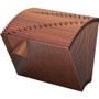 Smead TUFF Expanding Open-Top Stadium File, 31 Sections, 1/31-Cut Tabs, Letter Size, Redrope