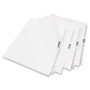 Avery Preprinted Legal Exhibit Side Tab Index Dividers, Avery Style, 27-Tab, A to Z, 11 x 8.5, White, 1 Set