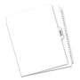 Avery Preprinted Legal Exhibit Side Tab Index Dividers, Avery Style, 27-Tab, A to Z, 11 x 8.5, White, 1 Set (AVE11374) View Product Image