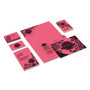 Astrobrights Color Cardstock, 65 lb Cover Weight, 8.5 x 11, Plasma Pink, 250/Pack (WAU22129) View Product Image