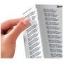 Avery Matte Clear Easy Peel Mailing Labels w/ Sure Feed Technology, Inkjet Printers, 0.5 x 1.75, Clear, 80/Sheet, 10 Sheets/Pack