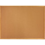 Quartet Classic Series Cork Bulletin Board, 36" x 24", Tan Surface, Oak Finished Fiberboard (MDF) Frame