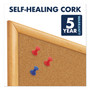 Quartet Classic Series Cork Bulletin Board, 36" x 24", Tan Surface, Oak Finished Fiberboard (MDF) Frame