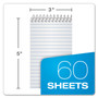 Ampad Memo Pads, Narrow Rule, Assorted Cover Colors, 60 White 3 x 5 Sheets, 3/Pack