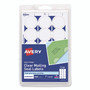 Avery Printable Mailing Seals, 1" dia, Clear, 15/Sheet, 32 Sheets/Pack, (5248)