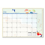 House of Doolittle Seasonal Monthly Planner, Illustrated Seasons Artwork, 10 x 7, Light Blue Cover, 12-Month (Jan to Dec): 2024 View Product Image