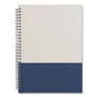 TRU RED Wirebound Hardcover Notebook, 1 Subject, Narrow Rule, Gray/Blue Cover, 9.5 x 6.5, 80 Sheets View Product Image