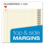 Ampad Computation Book, Quadrille Rule (4 sq/in), Brown Cover, (76) 11.75 x 9.25 Sheets