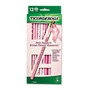 Ticonderoga Breast Cancer Awareness Woodcase Pencil, HB (#2), Black Lead, Pink Barrel, Dozen View Product Image