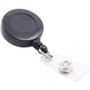 SICURIX ID Card Reel with Belt Clip, 30" Extension, Black