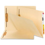 Smead Recycled Manila End Tab Fastener Folders, 0.75" Expansion, 2 Fasteners, Letter Size, Manila Exterior, 50/Box