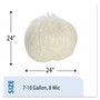 AbilityOne 8105015171363, SKILCRAFT Trash Can Liner - High-Density, 10 gal, 8 mic, 24" x 24", Natural, 1,000/Carton