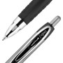 uniball Signo 207 Gel Pen, Retractable, Medium 0.7 mm, Assorted Ink Colors, Black Barrel, 8/Pack (UBC40110) View Product Image