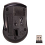 Innovera Compact Mouse, 2.4 GHz Frequency/26 ft Wireless Range, Left/Right Hand Use, Black (IVR62210) View Product Image