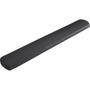 Compucessory Gel Keyboard Wrist Rest Pads - 19" Height x 2.87" Width x 0.75" Depth - Black