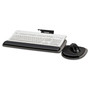 Fellowes Standard Keyboard Tray - 4.5" Height x 30.5" Width x 20" Depth - Graphite, Black - Wood
