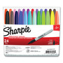 Sharpie Fine Tip Permanent Marker, Fine Bullet Tip, Assorted Colors, 24/Set (SAN75846) View Product Image