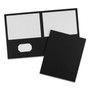 Avery Two-Pocket Folder, 40-Sheet Capacity, 11 x 8.5, Black, 25/Box