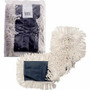 Genuine Joe Disposable Dust Mop Refill - 5" Width x 36" Length - Disposable, 4-ply, Looped Ends, Quick Drying, Fray Resistant, Durable, Absorbent, 4-ply Yarn - Synthetic, Cotton - Natural