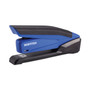Bostitch InPower One-Finger 3-in-1 Desktop Stapler with Antimicrobial Protection, 20-Sheet Capacity, Blue/Black