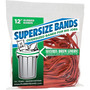 Alliance SuperSize Bands, 0.25" x 12", 4,060 psi Max Elasticity, Red, 18/Pack (ALL08994) View Product Image