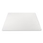 Alera Occasional Use Studded Chair Mat for Flat Pile Carpet, 46 x 60, Rectangular, Clear