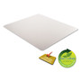 Alera Occasional Use Studded Chair Mat for Flat Pile Carpet, 46 x 60, Rectangular, Clear (ALEMAT4660CFPR) View Product Image
