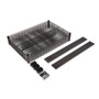 Alera NSF Certified Industrial Four-Shelf Wire Shelving Kit, 36w x 18d x 72h, Black (ALESW503618BL) View Product Image