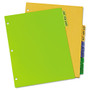 Avery Durable Preprinted Plastic Tab Dividers, 12-Tab, Jan. to Dec., 11 x 8.5, Assorted, 1 Set (AVE11331) View Product Image