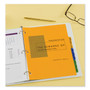 Avery Durable Preprinted Plastic Tab Dividers, 12-Tab, Jan. to Dec., 11 x 8.5, Assorted, 1 Set