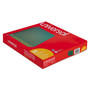 Universal Box Bottom Hanging File Folders, 2" Capacity, Letter Size, 1/5-Cut Tabs, Standard Green, 25/Box