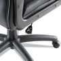 Alera Fraze Series Executive High-Back Swivel/Tilt Bonded Leather Chair, Supports 275 lb, 17.71" to 21.65" Seat Height, Black (ALEFZ41LS10B) View Product Image