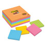 Post-it Notes Super Sticky Pads in Energy Boost Collection Colors, 3" x 3", 90 Sheets/Pad, 24 Pads/Pack