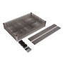 Alera Wire Shelving Starter Kit, Four-Shelf, 48w x 24d x 72h, Black Anthracite (ALESW504824BA) View Product Image