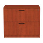 Alera Valencia Series Lateral File, 2 Legal/Letter-Size File Drawers, Medium Cherry, 34" x 22.75" x 29.5"