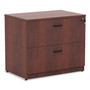 Alera Valencia Series Lateral File, 2 Legal/Letter-Size File Drawers, Medium Cherry, 34" x 22.75" x 29.5" (ALEVA513622MC) View Product Image