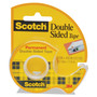 Scotch Double-Sided Permanent Tape in Handheld Dispenser, 1" Core, 0.5" x 37.5 ft, Clear (MMM137) View Product Image