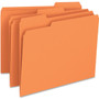 Smead Colored File Folders, 1/3-Cut Tabs: Assorted, Letter Size, 0.75" Expansion, Orange, 100/Box