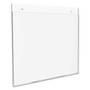 deflecto Classic Image Wall-Mount Sign Holder, Landscape, 11 x 8.5, Clear (DEF68301) View Product Image