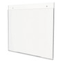deflecto Classic Image Wall-Mount Sign Holder, Landscape, 11 x 8.5, Clear (DEF68301) View Product Image