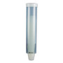 San Jamar Adjustable Frosted Water Cup Dispenser, For 4 oz to 10 oz Cups, Blue (SJMC3165FBL) View Product Image