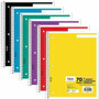 Mead One-subject Spiral Notebook - 70 Sheets - Spiral - College Ruled Front Ruling - 8" x 10 1/2" Sheet Size - White Paper - (MEA05512BD)