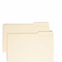 Smead 1/3 Tab Cut Legal Recycled Top Tab File Folder - 8 1/2" x 14" - 3/4" Expansion - Top Tab Location - Third Tab Position - 11 pt. - (SMD15333)