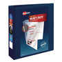 Avery Heavy-Duty View Binder with DuraHinge and One Touch EZD Rings, 3 Rings, 2" Capacity, 11 x 8.5, Navy Blue