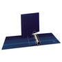 Avery Heavy-Duty View Binder with DuraHinge and One Touch EZD Rings, 3 Rings, 2" Capacity, 11 x 8.5, Navy Blue