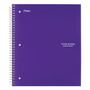 Five Star Wirebound Notebook, 3-Subject, Medium/College Rule, Randomly Assorted Cover Color, (150) 11 x 8.5 Sheets