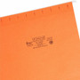 Smead Colored Hanging File Folders with 1/5 Cut Tabs, Letter Size, 1/5-Cut Tabs, Orange, 25/Box