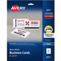 Avery Business Card - 97 Brightness - A4 - 8 1/2" x 11" - 80 lb Basis Weight - 216 g/m² Grammage